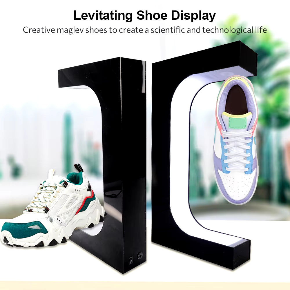 Magnetic Levitation Display Rack Sneaker Suspension Rotating Rack Magnetic Levitation Hat Helmet Display Rack Customizable