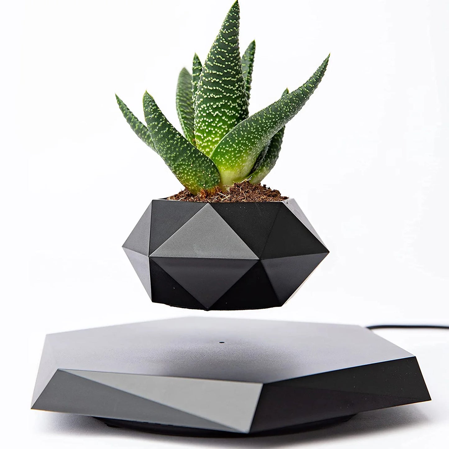 Rotating Magnetic Levitation Flower Pot