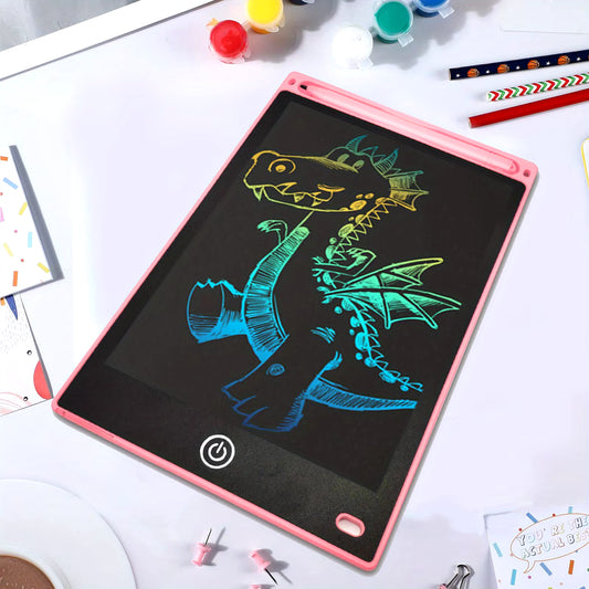 12 Inch Electronic Drawing Board, Writing Tablet for Kids, Colorful Screen Doodle Board, Erasable and Reusable Digital Drawing